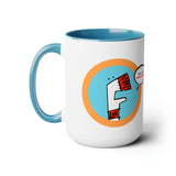 "You Are Awesome"Sock Puppet City Mug, Logo Opposite Side