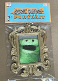 Sock Puppet Portrait of Terrycloth Green
