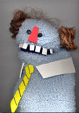 Sock Puppet Portrait of Herb Bloomquist