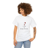 "I Am A Sock Puppet" Adult Size, White Tee