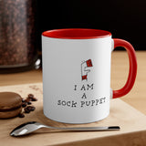 "I Am A Sock Puppet" Sock Puppet City Mug
