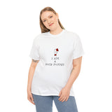 "I Am A Sock Puppet" Adult Size, White Tee