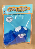 Bloop the Blue Sock Puppet Wormie