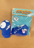 Bloop the Blue Sock Puppet Wormie