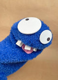 Bloop the Blue Sock Puppet Wormie
