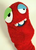 TOMA-TONY the Red Sock Puppet Wormie