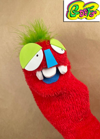 One-of-a-kind GOOF Sock Puppet