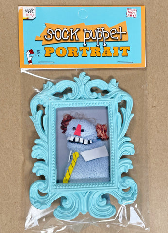Sock Puppet Portrait of Herb Bloomquist