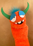 One-of-a-kind MONSTUH Sock Puppet