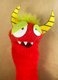 One-of-a-kind MONSTUH Sock Puppet
