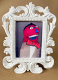 Sock Puppet Portrait of Pee Wee Herman