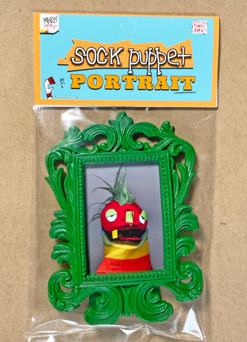 Sock Puppet Portrait of Sgt. Bullocks