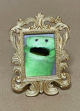 Sock Puppet Portrait of Terrycloth Green