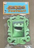 Sock Puppet Portrait of Terrycloth Green