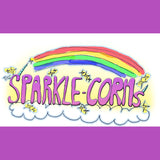 One-of-a-kind SparkleCorn Sock Puppet